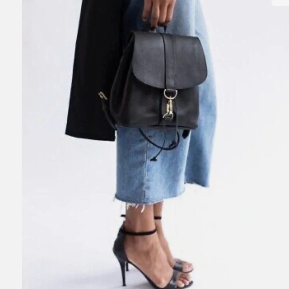 Abby Alley Mini Adelaide Backpack Handcrafted in Kenya in Black Leather